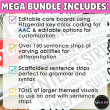 Load image into Gallery viewer, MEGA BUNDLE: Visual Supports &amp; Sentence Strips
