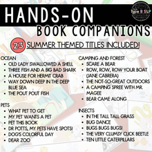 Load image into Gallery viewer, Summer Themed Hands-On Book Companions for Speech Therapy
