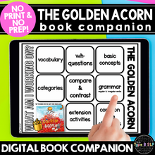Load image into Gallery viewer, Digital Book Companion Speech Therapy: The Golden Acorn Companion
