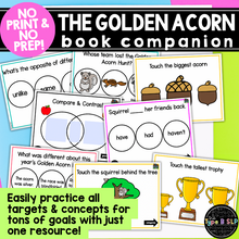 Load image into Gallery viewer, Digital Book Companion Speech Therapy: The Golden Acorn Companion
