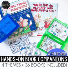 Load image into Gallery viewer, Winter Themed Hands-On Book Companions for Speech Therapy
