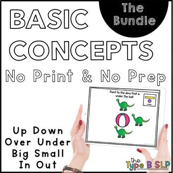 No Print Basic Concepts Task Cards: Bundle One