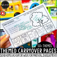 Load image into Gallery viewer, Themed Take Home Sheets for Speech Therapy Carryover: GROWING BUNDLE
