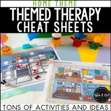 Load image into Gallery viewer, Home Themed Word Lists | Cheat Sheets for Speech Therapy
