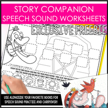Load image into Gallery viewer, Speech Sound Book Companion Worksheets
