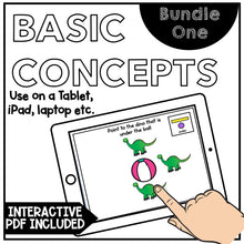 Load image into Gallery viewer, Basic Concepts for Speech Therapy and Teletherapy: Bundle 1
