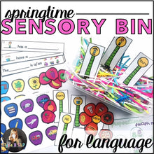Load image into Gallery viewer, Sensory Bin for Speech Therapy: Springtime
