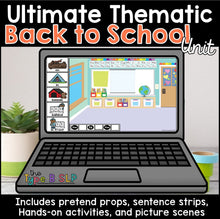Load image into Gallery viewer, Ultimate Thematic BACK TO SCHOOL UNIT: Distance Learning for Speech Therapy
