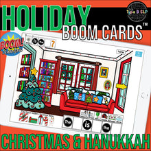 Load image into Gallery viewer, Boom Cards: Holiday Sentence Strips for Speech and Language
